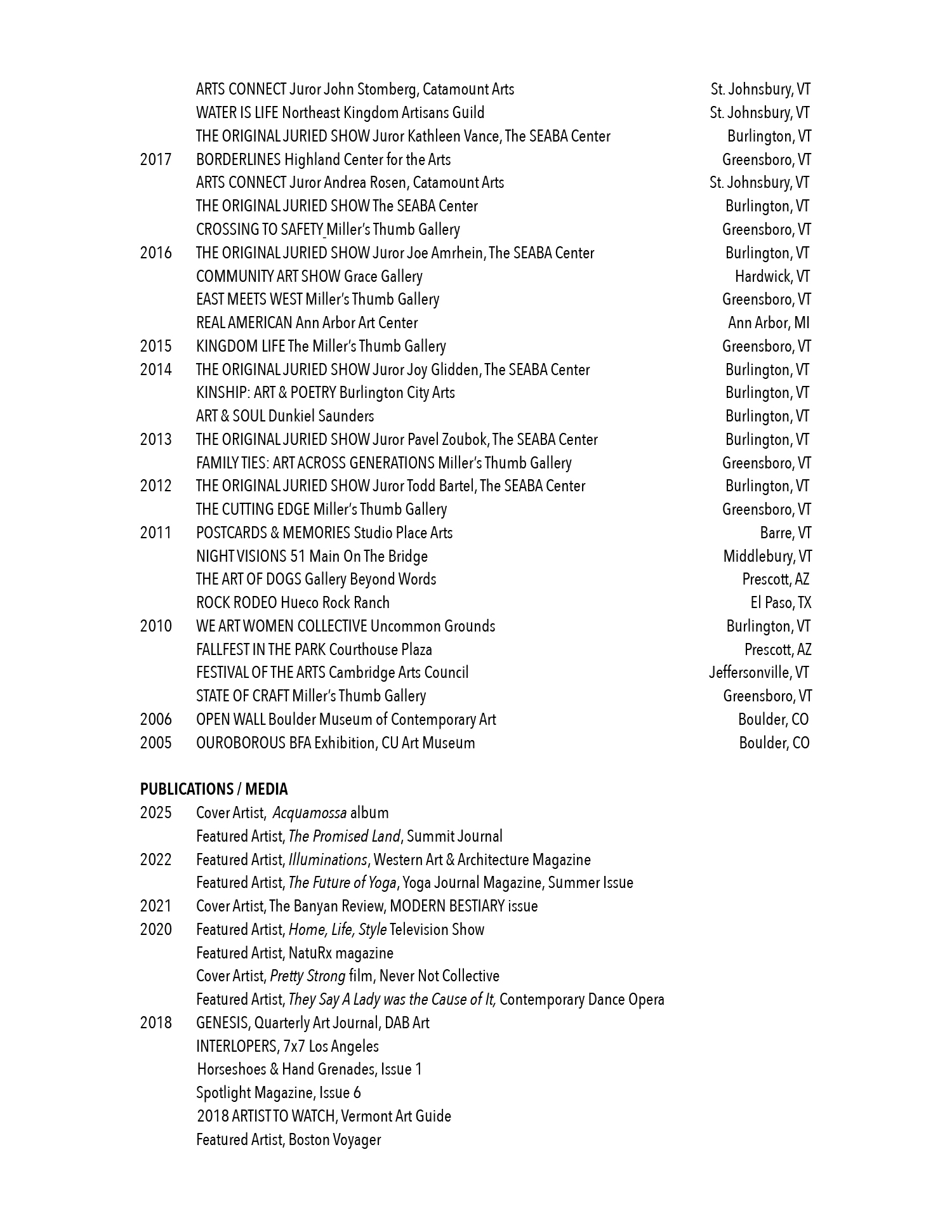 Vanessa Compton CV 2025 for mobile page 3