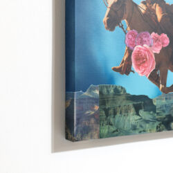 All Flowers In Time Bend Towards The Sun, 24 x 24 x 2", detail 2 – SOLD All Flowers In Time Bend Towards The Sun, 24 x 24 x 2", detail 2 – SOLD