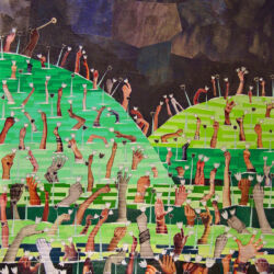 Fields of Midnight Memory, 40 x 30"