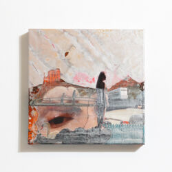 Ghosts From Our Own Nursery, 14 x 14 x 2" – SOLD Ghosts From Our Own Nursery, 14 x 14 x 2" – SOLD