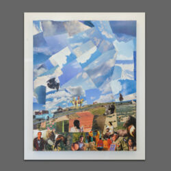 HWY 264, 30 x 60" triptych