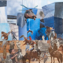How the West was Won, 17 x 52 x 3", SOLD