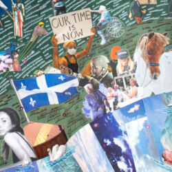 I, Coyote, Still Wonder (detail 4) – SOLD