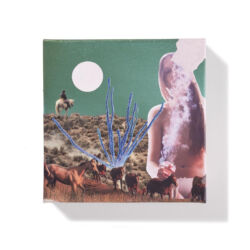I Wish I Was The Moon, 8 x 8 x 2", SOLD