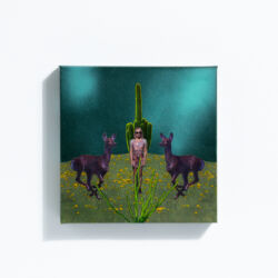 Meeting Myself for the First Time, Again, 10 x 10 x 2" – SOLD Meeting Myself for the First Time, Again, 10 x 10 x 2" – SOLD