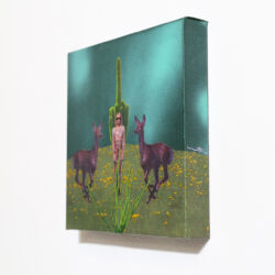 Meeting Myself for the First Time, Again, 10 x 10 x 2", detail 2 – SOLD Meeting Myself for the First Time, Again, 10 x 10 x 2", detail 2 – SOLD