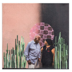 Moon of Beloveds, 8 x 8 x 2" (Sold)