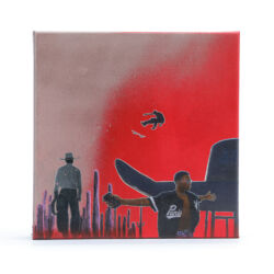 Nationhood, 8 x 8 x 2" (Sold)