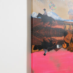 Riders of the Astral Plains, 40 x 30 x 2", detail 1 Riders of the Astral Plains, 40 x 30 x 2", detail 1