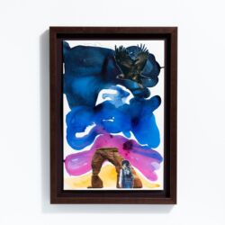 Shalako Beholds the Multiverse, 21 x 15 x 2", collaboration with George Middleton Shalako Beholds the Multiverse, 21 x 15 x 2", collaboration with George Middleton