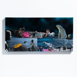 The Dark Crust of Dawn, 12 x 24 x 2" The Dark Crust of Dawn, 12 x 24 x 2"