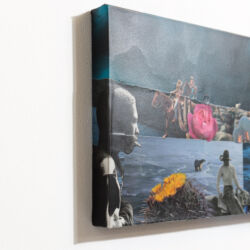 The Dark Crust of Dawn, 12 x 24 x 2", detail 2 The Dark Crust of Dawn, 12 x 24 x 2", detail 2