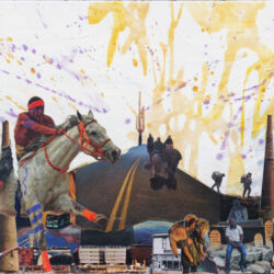 The Lives of Man, 16 x 40" - Vanessa Compton – SOLD