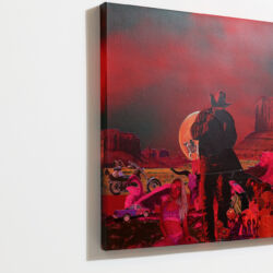 The Searchers, 24 x 24 x 2", detail 2 The Searchers, 24 x 24 x 2", detail 2