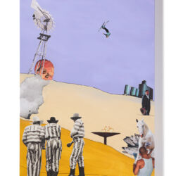 Train Dreams, panel 3, 24" x 36" x 2.5" – SOLD