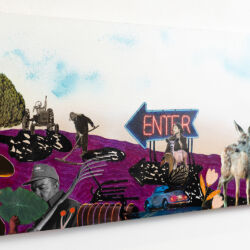 Return To Analog, 15 x 30 x 2", Detail 2