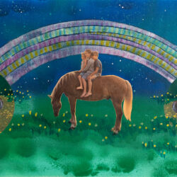 The Light At The End Of The World, 12 x 24 x2", Crop