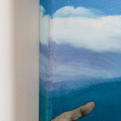 The Past, 30 x 24 x 2", an artistic collaboration with George Middleton, Detail 3