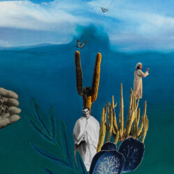 The Past, 30 x 24 x 2", an artistic collaboration with George Middleton, Detail 4